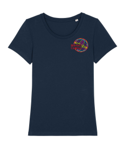 Rundhals Shirt DAMEN - (XS - XXL) - 100%BW (weiß, heather grey, navy)